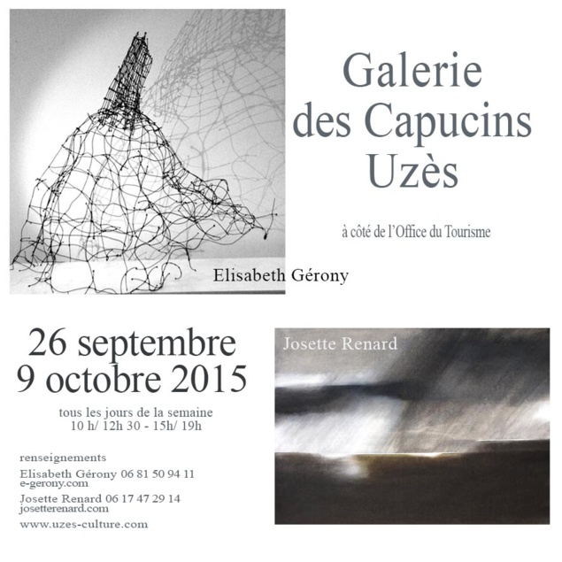 Elisabeth Gérony expose à Uzès Elisabeth Gérony expose à Uzès