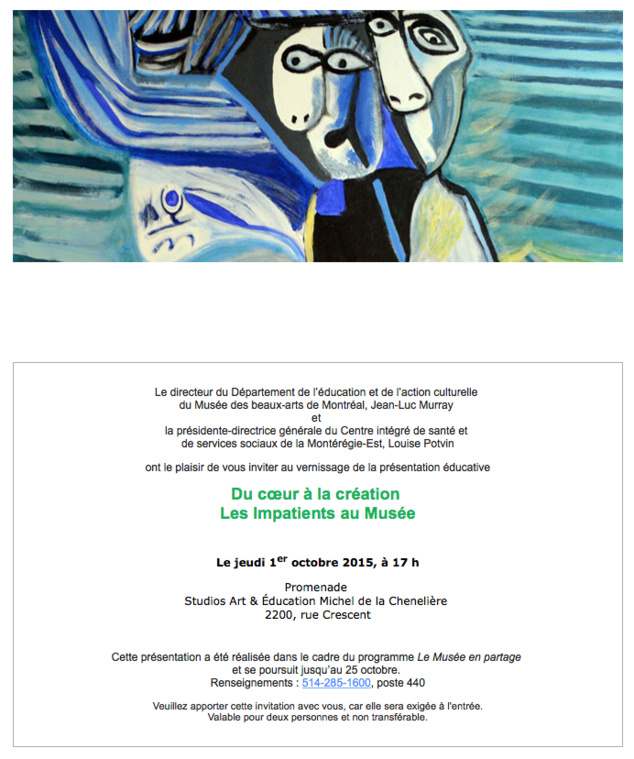 LES IMPATIENTS AU MUSÉE DES BEAUX-ARTS DE MONTRÉAL LES IMPATIENTS AU MUSÉE DES BEAUX-ARTS DE MONTRÉAL