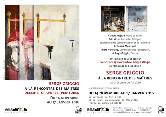 Serge Griggio expose à Bram Serge Griggio expose à Bram