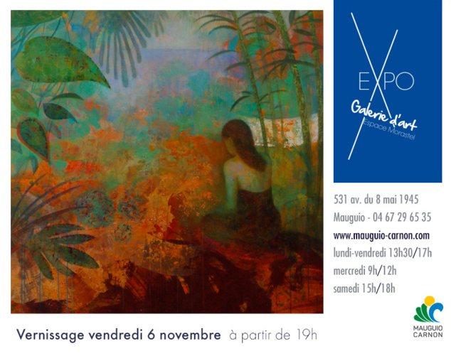 Claire Degans , Gaëtan de Seguin , Yves Vidal exposent à Mauguio Claire Degans , Gaëtan de Seguin , Yves Vidal exposent à Mauguio