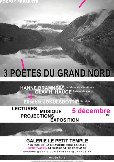 3 poètes du grand nord à Lasalle 30460 3 poètes du grand nord à Lasalle 30460