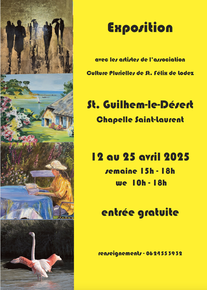 Exposition concours thème le printemps - Saint-Guilhem-le-Désert Exposition concours thème le printemps - Saint-Guilhem-le-Désert