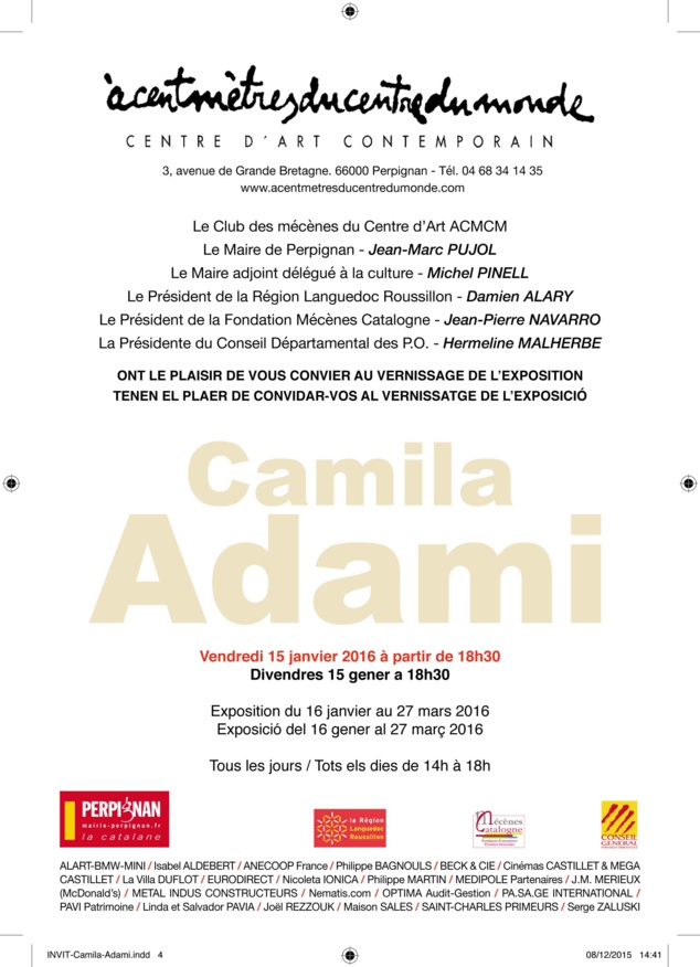 Camilla ADAMI expose à Perpignan Camilla ADAMI expose à Perpignan