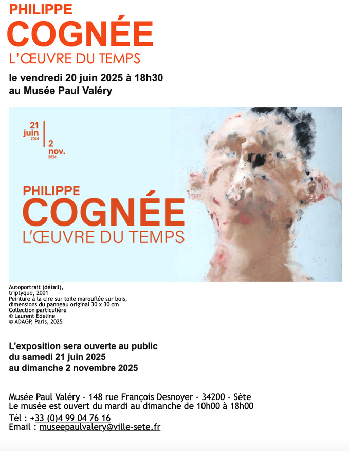 Philippe Cognée - " l'oeuvre du temps "