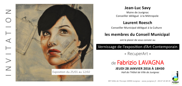 Fabrizio Lavagna expose à Juvignac Fabrizio Lavagna expose à Juvignac