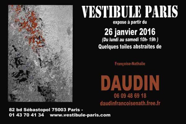 Françoise-Nathalie Daudin expose à Paris Françoise-Nathalie Daudin expose à Paris