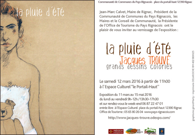 " La Pluie d'été " de Jacques TROUVÉ à Rignac (12) " La Pluie d'été " de Jacques TROUVÉ à Rignac (12)