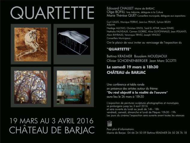 Exposition au château de Barjac (30430) Exposition au château de Barjac (30430)