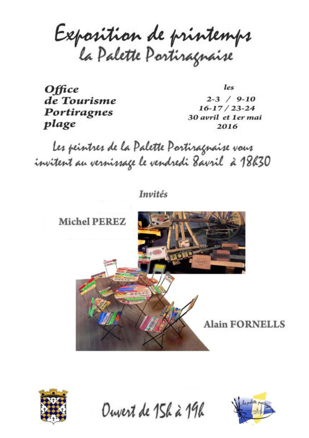 Exposition à PORTIRAGNES-Plage Exposition à PORTIRAGNES-Plage