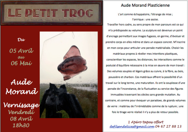 Exposition d'Aude MORAND au PETIT TROC à Villeneuve-les-Maguelone Exposition d'Aude MORAND au PETIT TROC à Villeneuve-les-Maguelone