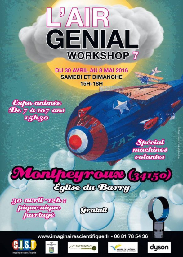 Eglise du Barry à MONTPEYROUX " L'Air Génial 2016 " Eglise du Barry à MONTPEYROUX " L'Air Génial 2016 "