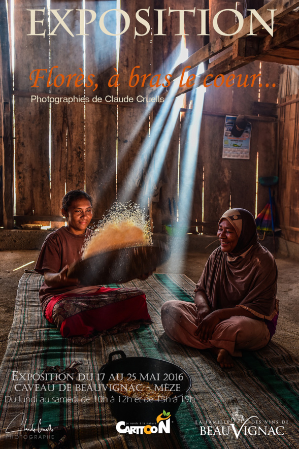 "Flores, à bras le cœur" de Claude Cruells - Mèze "Flores, à bras le cœur" de Claude Cruells - Mèze