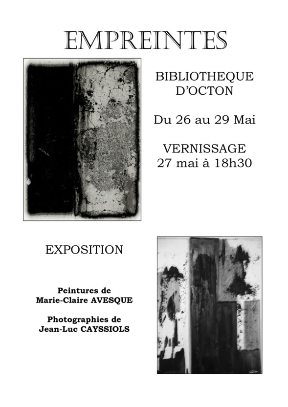 Exposition à la BIBLIOTHEQUE d'OCTON Exposition à la BIBLIOTHEQUE d'OCTON