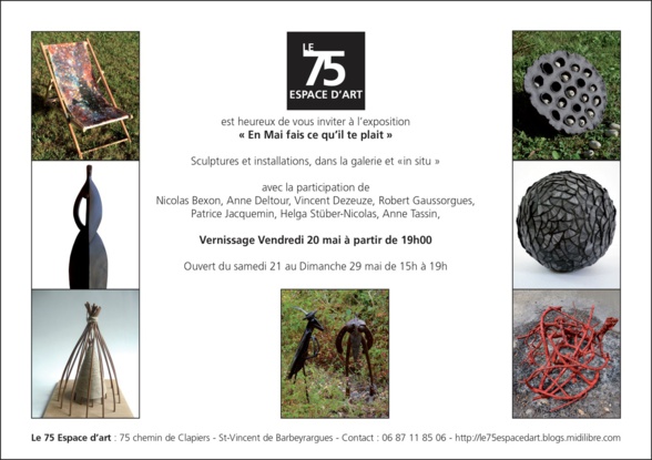 Saint Vincent de Barbeyrargues au 75 Espace d'Art Saint Vincent de Barbeyrargues au 75 Espace d'Art