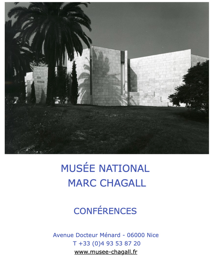 Conférences musée Chagall - 24 mars 2026 : le monde de l'opéra et le nôtre Conférences musée Chagall - 24 mars 2026 : le monde de l'opéra et le nôtre