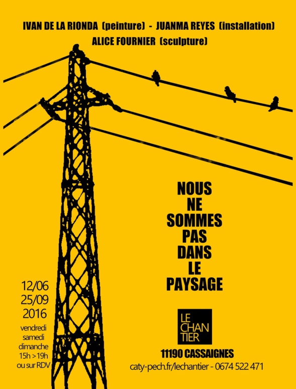 Alice Fournier, Ivàn de la Rionda, Juanma Reyes exposent à CASSAIGNES - 11190 Alice Fournier, Ivàn de la Rionda, Juanma Reyes exposent à CASSAIGNES - 11190