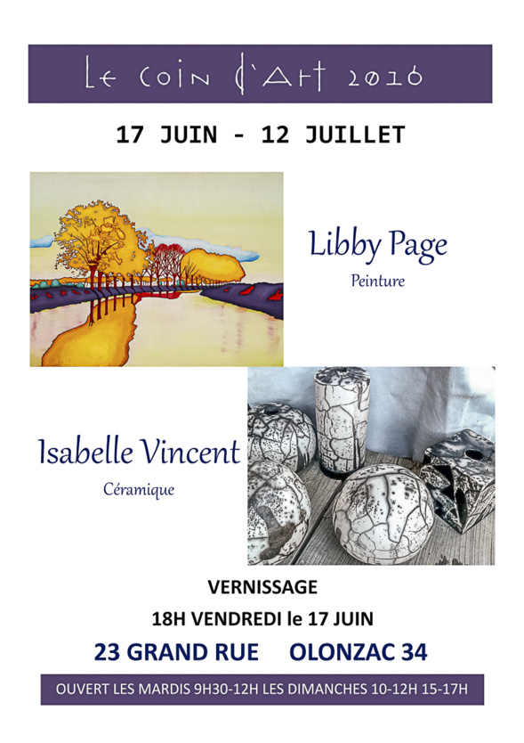 COIN d'ART à OLONZAC COIN d'ART à OLONZAC