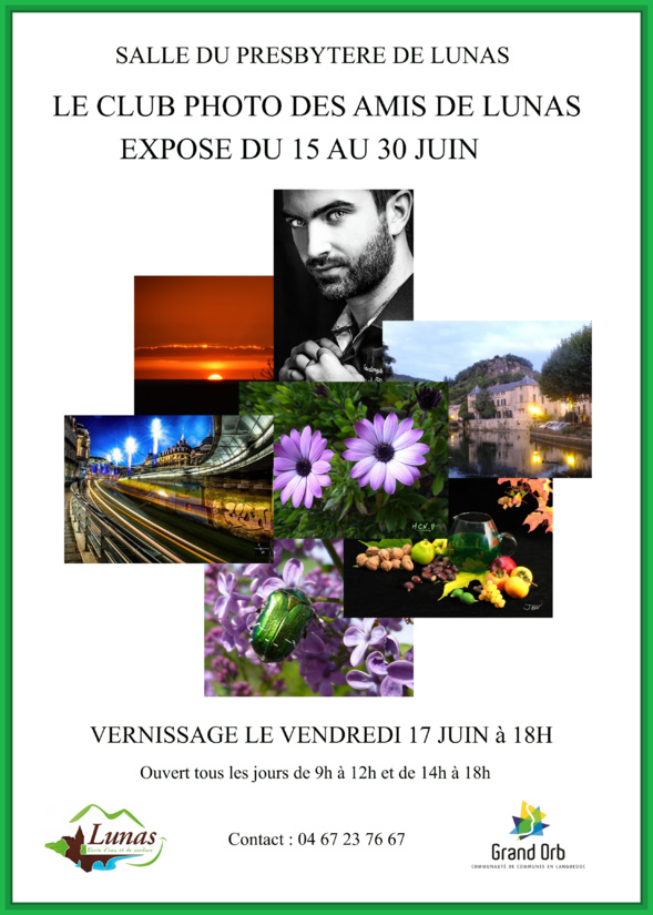 Exposition du CLUB PHOTO à LUNAS Exposition du CLUB PHOTO à LUNAS