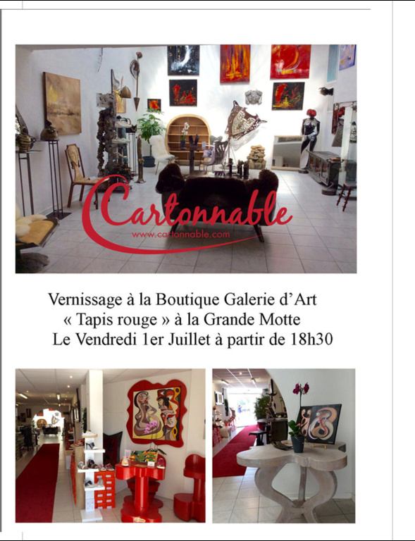 Boutique - Galerie d'Art "Tapis Rouge" - La Grande Motte Boutique - Galerie d'Art "Tapis Rouge" - La Grande Motte