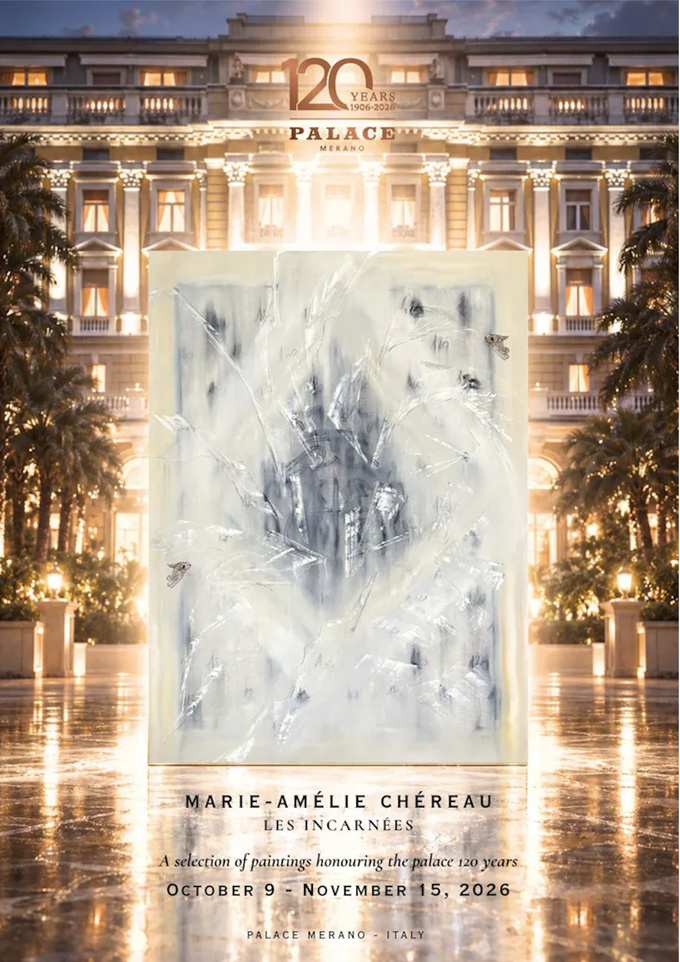 L'Artiste peintre Marie-Amélie Chéreau au Palace Merano : Exposition « Les Incarnées » - Italie