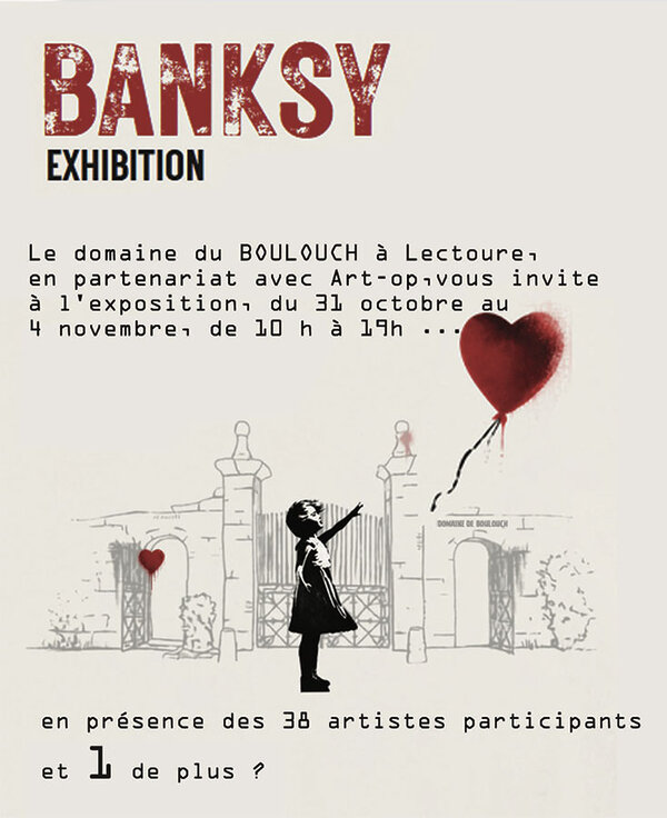 Ode to Bansky - domiane du Boulouch - Lectoure