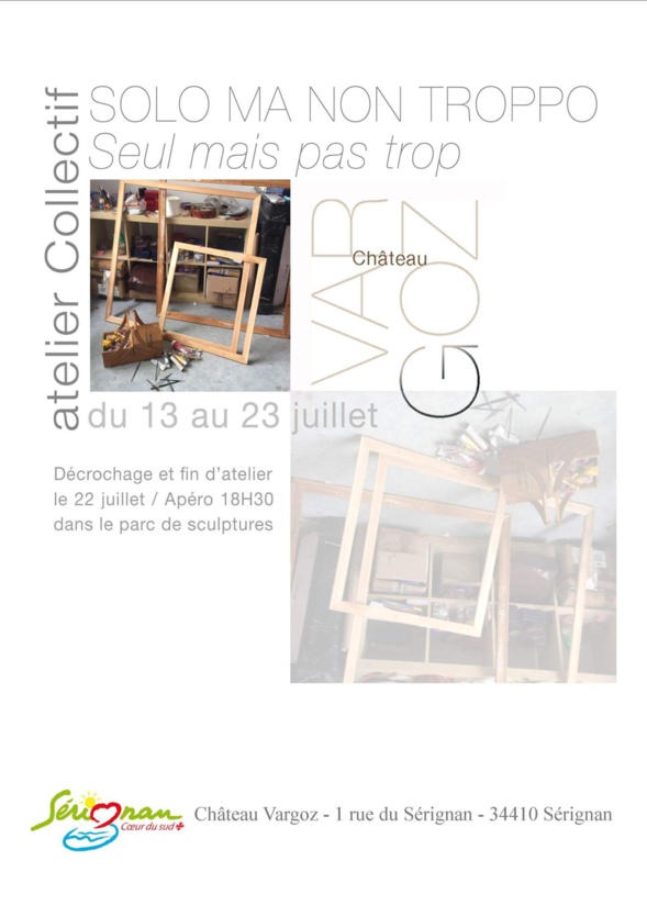 Exposition au Château VARGOZ à Sérignan Exposition au Château VARGOZ à Sérignan