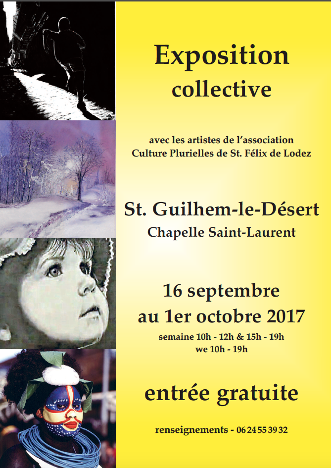 Exposition Culture Plurielles - St. Guilhem-le-Désert