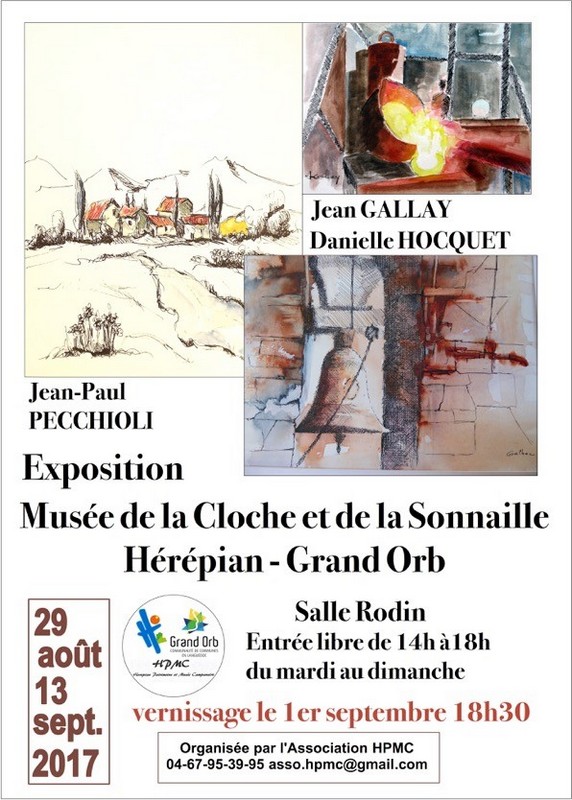 Exposition au Musée de la cloche et des sonnailles à HÉRÉPIAN - Espace Rodin