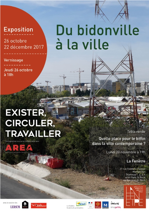 Exposition "Du bidonville à la ville" - centre culturel La Fenêtre - Montpellier