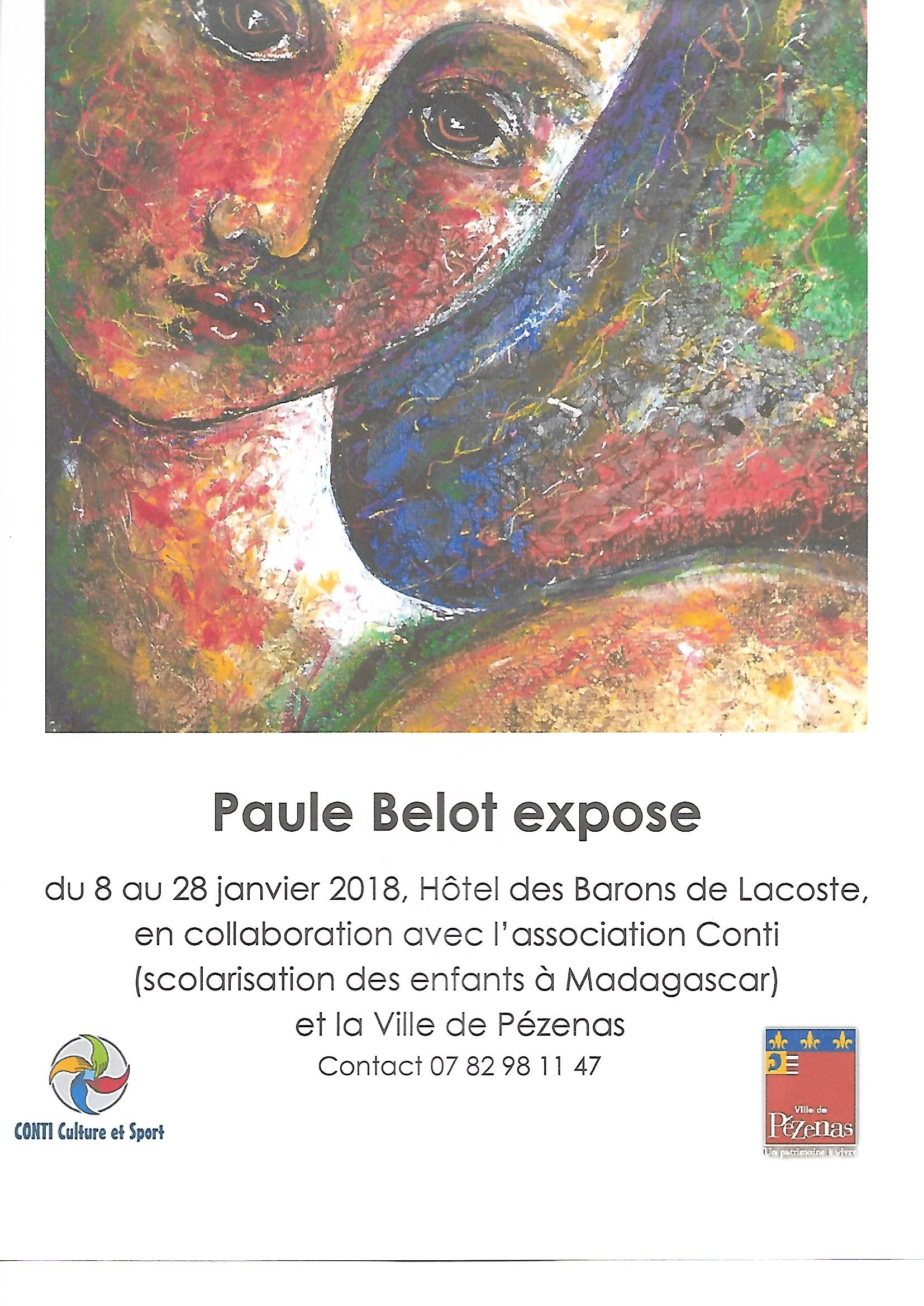 Exposition de peinture de Paule Belot - Pézenas
