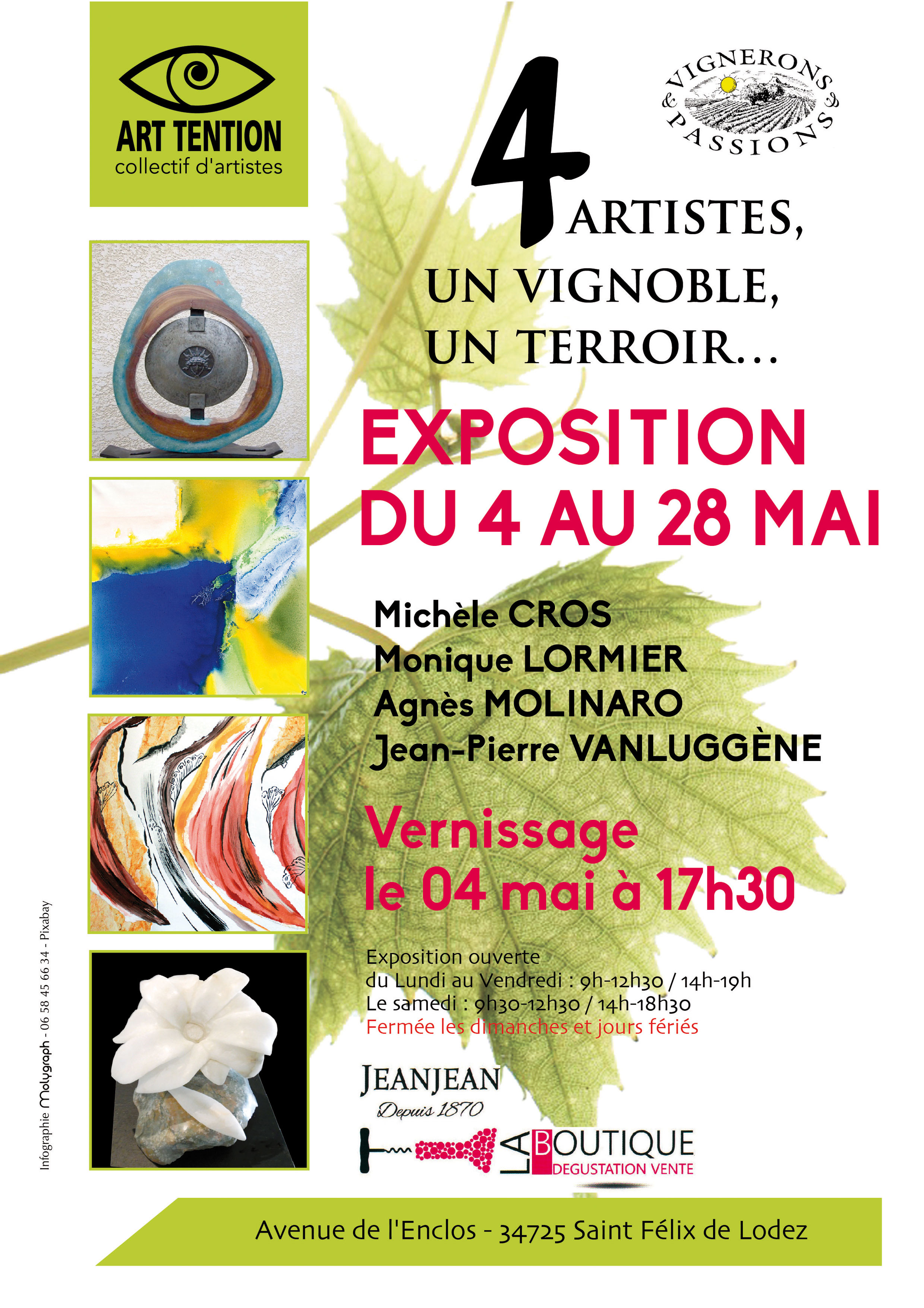4 ARTISTES, un vignoble, un terroir… - Saint-Félix-de-Lodez