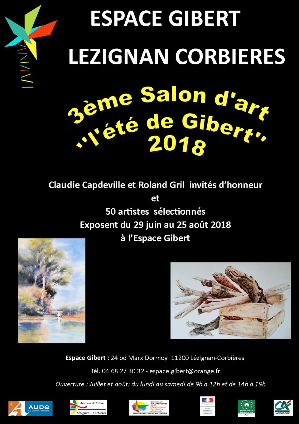 Espace Gibert - Lézignan Corbières 3 ème Salon d'Art Espace Gibert - Lézignan Corbières 3 ème Salon d'Art