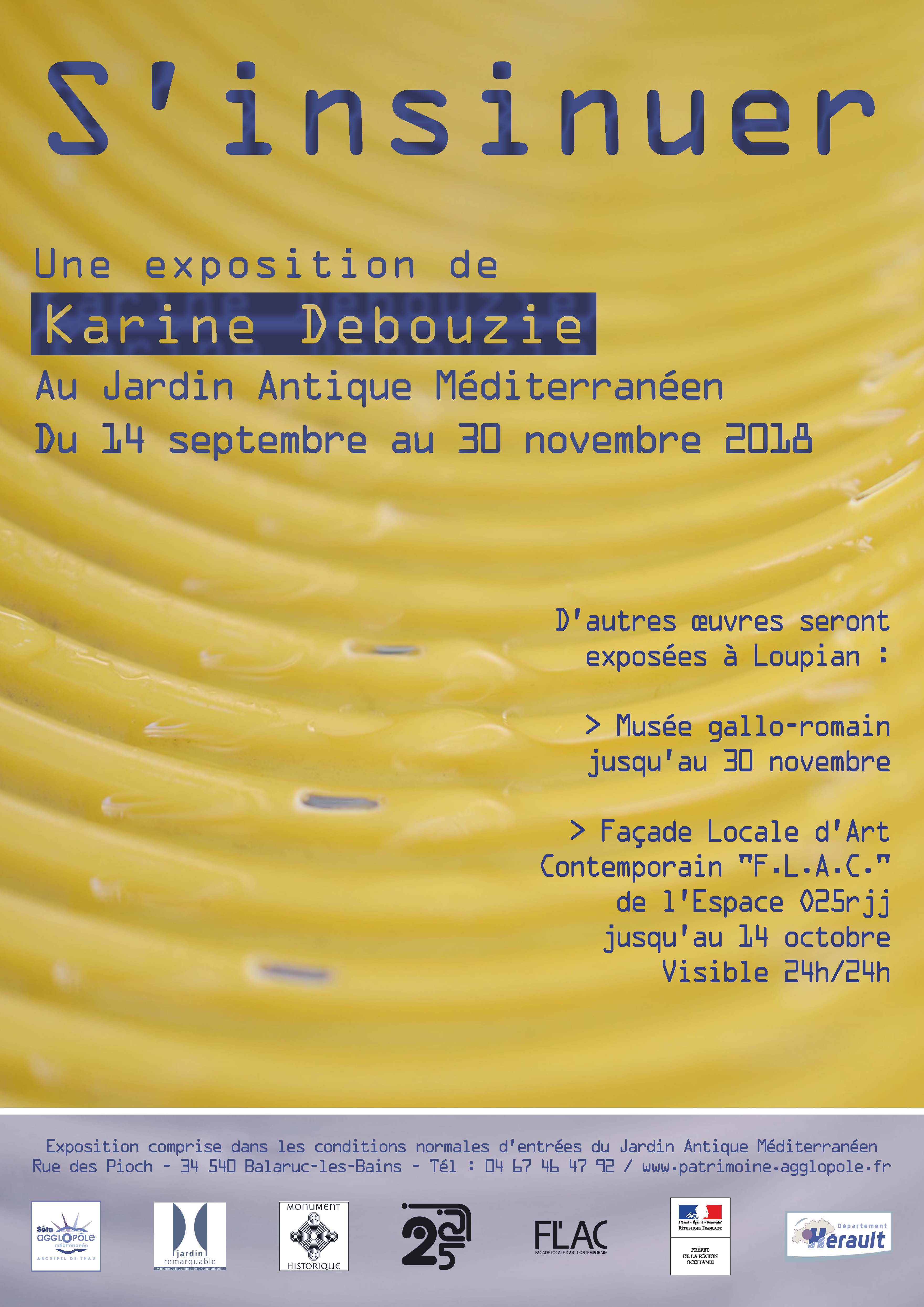 Exposition - S'INSINUER de Karine Debouzie - Loupian Exposition - S'INSINUER de Karine Debouzie - Loupian