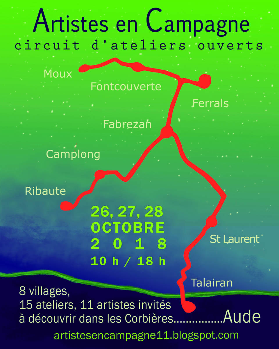 Artistes en Campagne, circuit d'ateliers - St. Laurent de la Cabrerisse