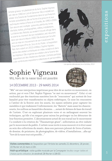 Sophie Vigneau expose