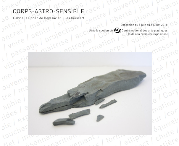 Corps-Astro-Sensible - Galerie Maubert -Paris