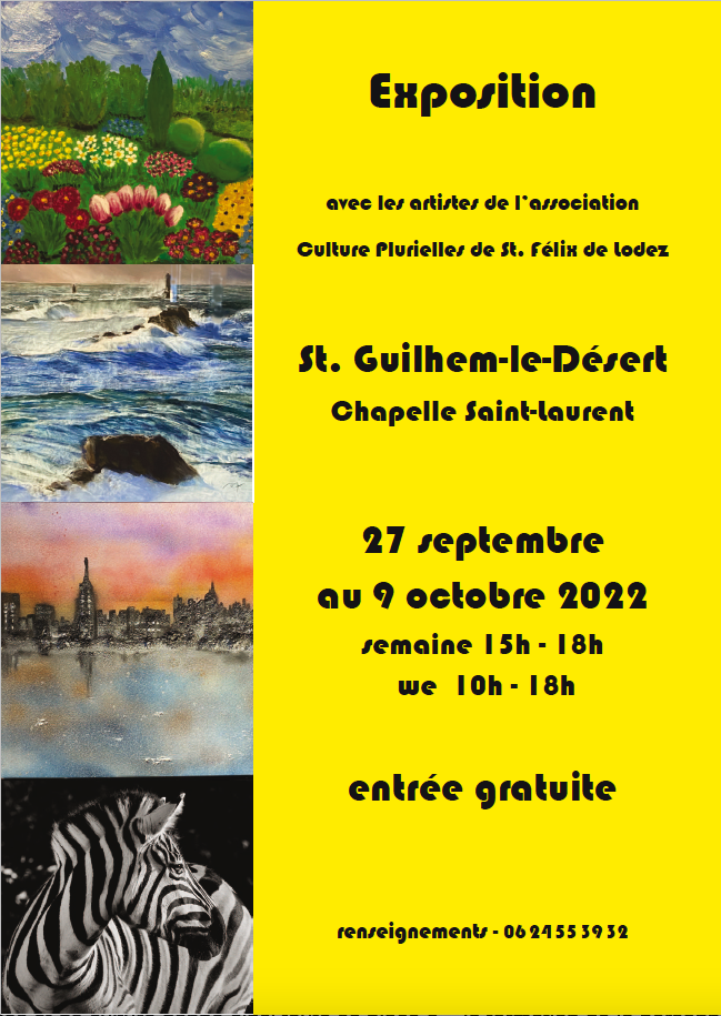 Exposition - Saint-Guilhem-le-Désert - 34