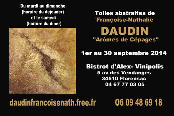 Françoise-Nathalie Daudin expose à Florensac