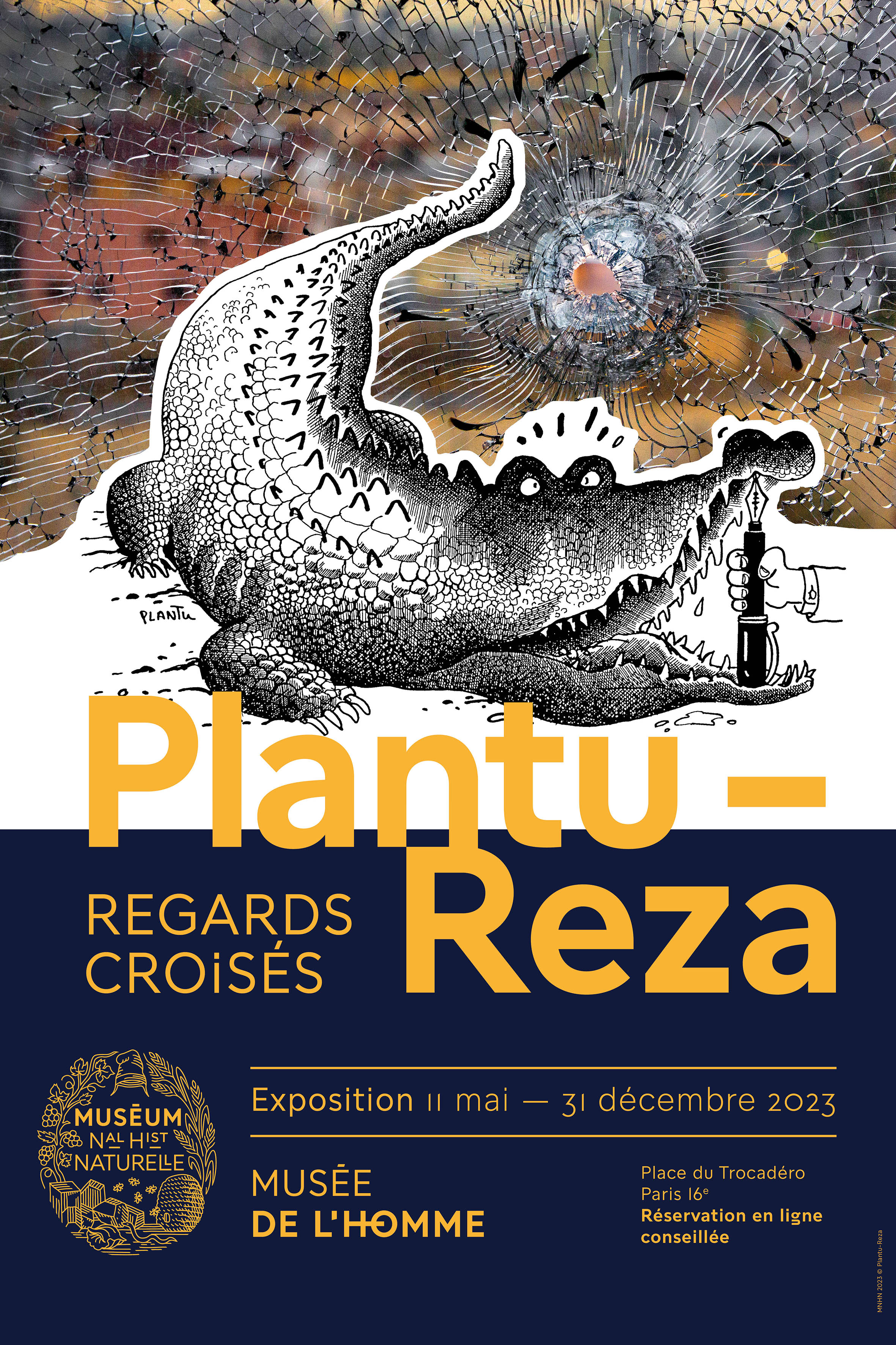 Exposition PLANTU - REZA, Regards Croisés au Musée de l'Homme