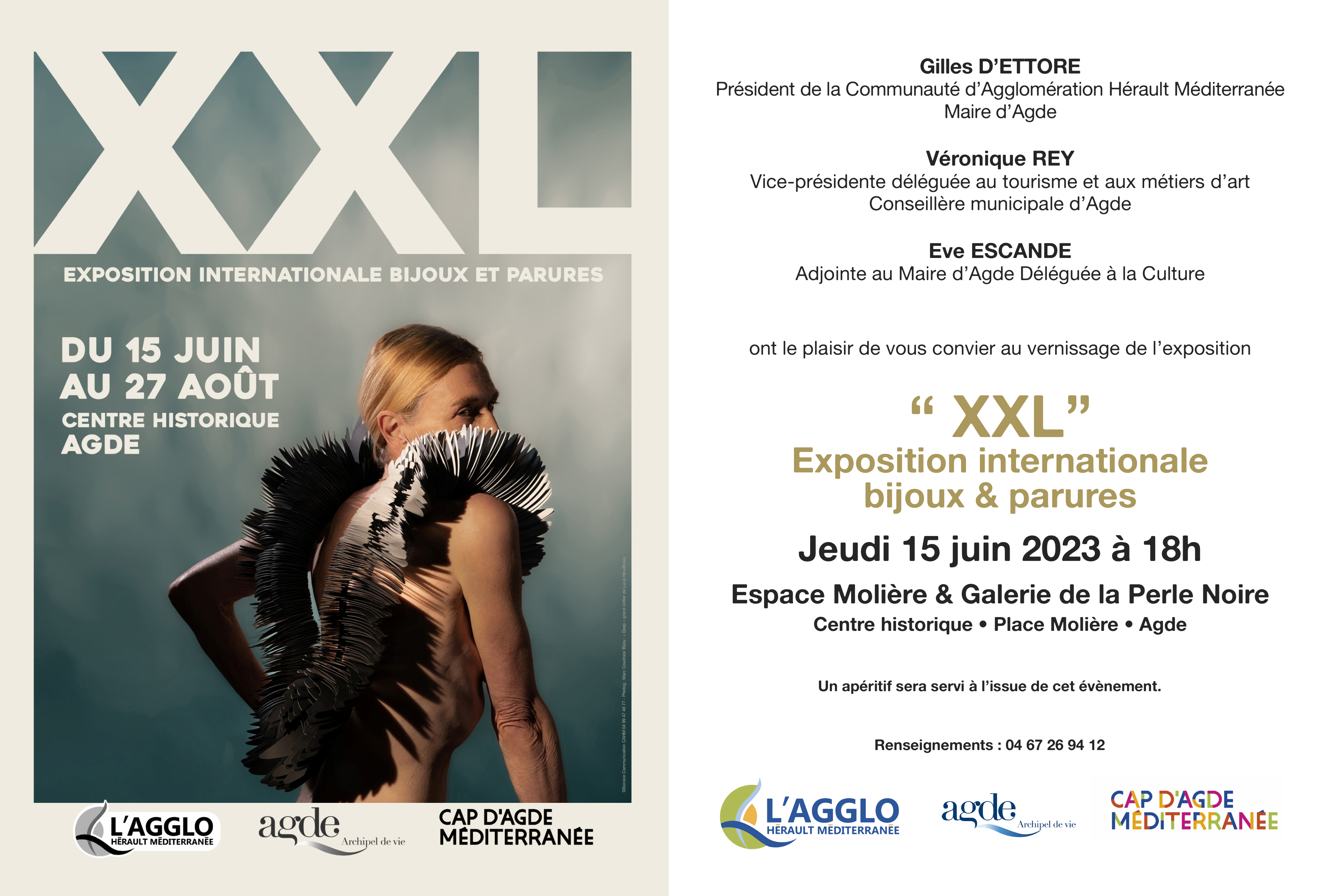 « AGDE : ‘XXL’, exposition internationale de bijoux et parures