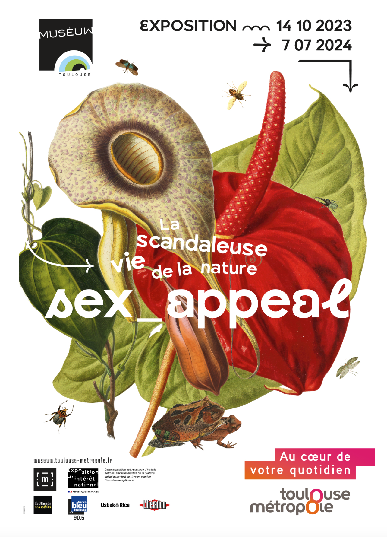 Exposition SEX-APPEAL - La scandaleuse vie de la nature - MUSEUM DE TOULOUSE