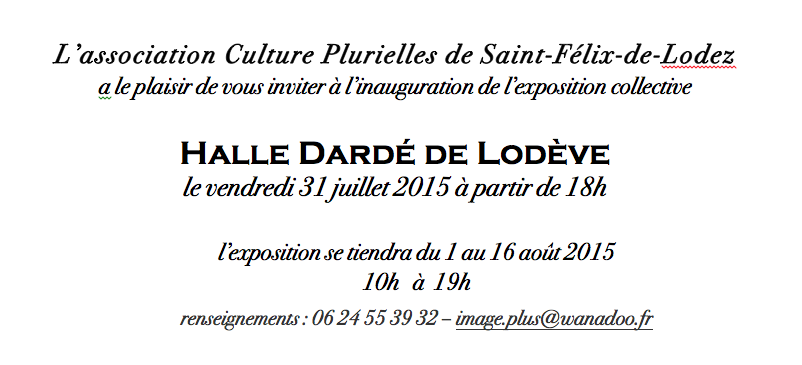 Exposition collective à la Halle Dardé à Lodève