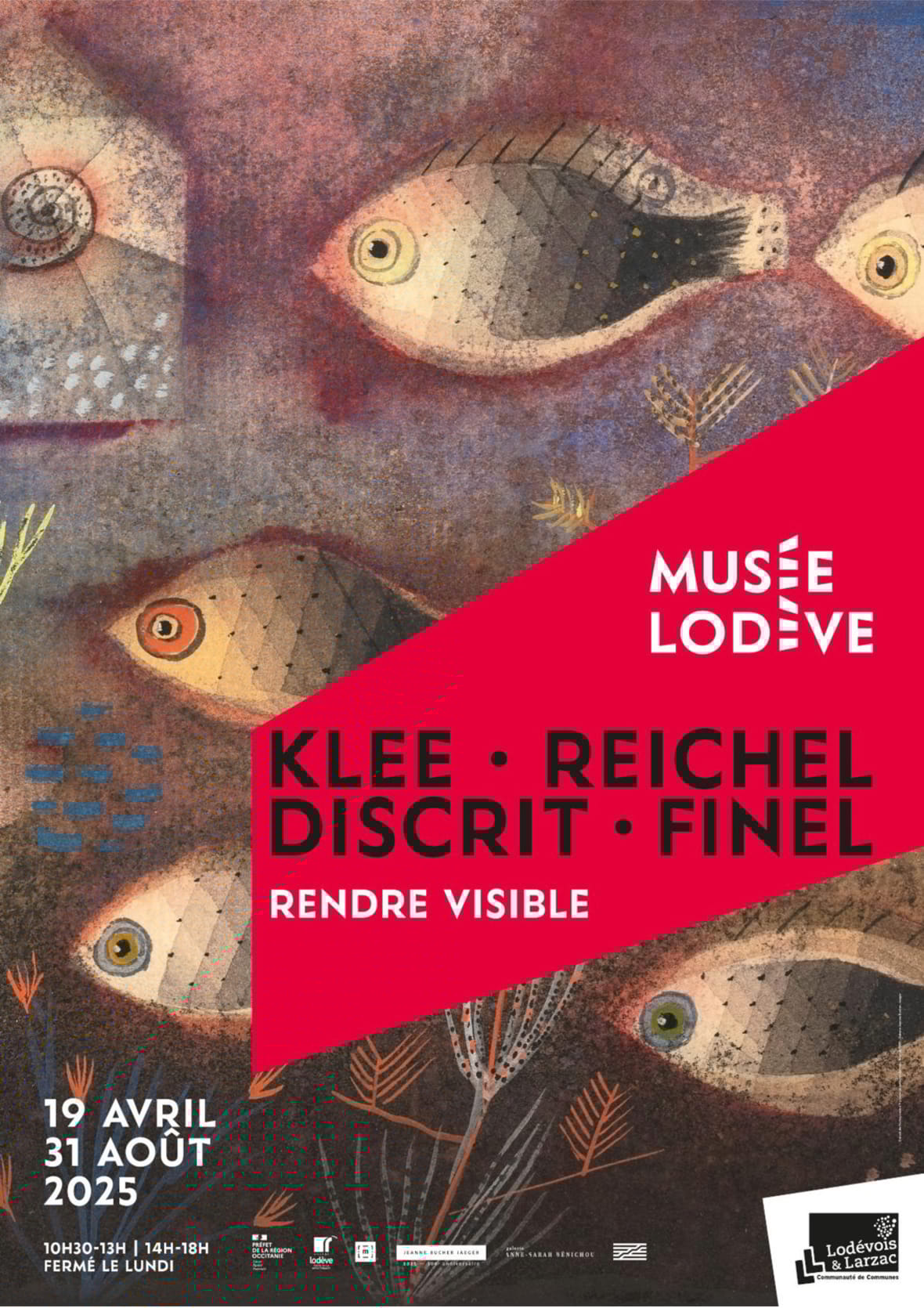 Exposition : Reichel . Klee . Discrit . Finel - Musée de Lodève