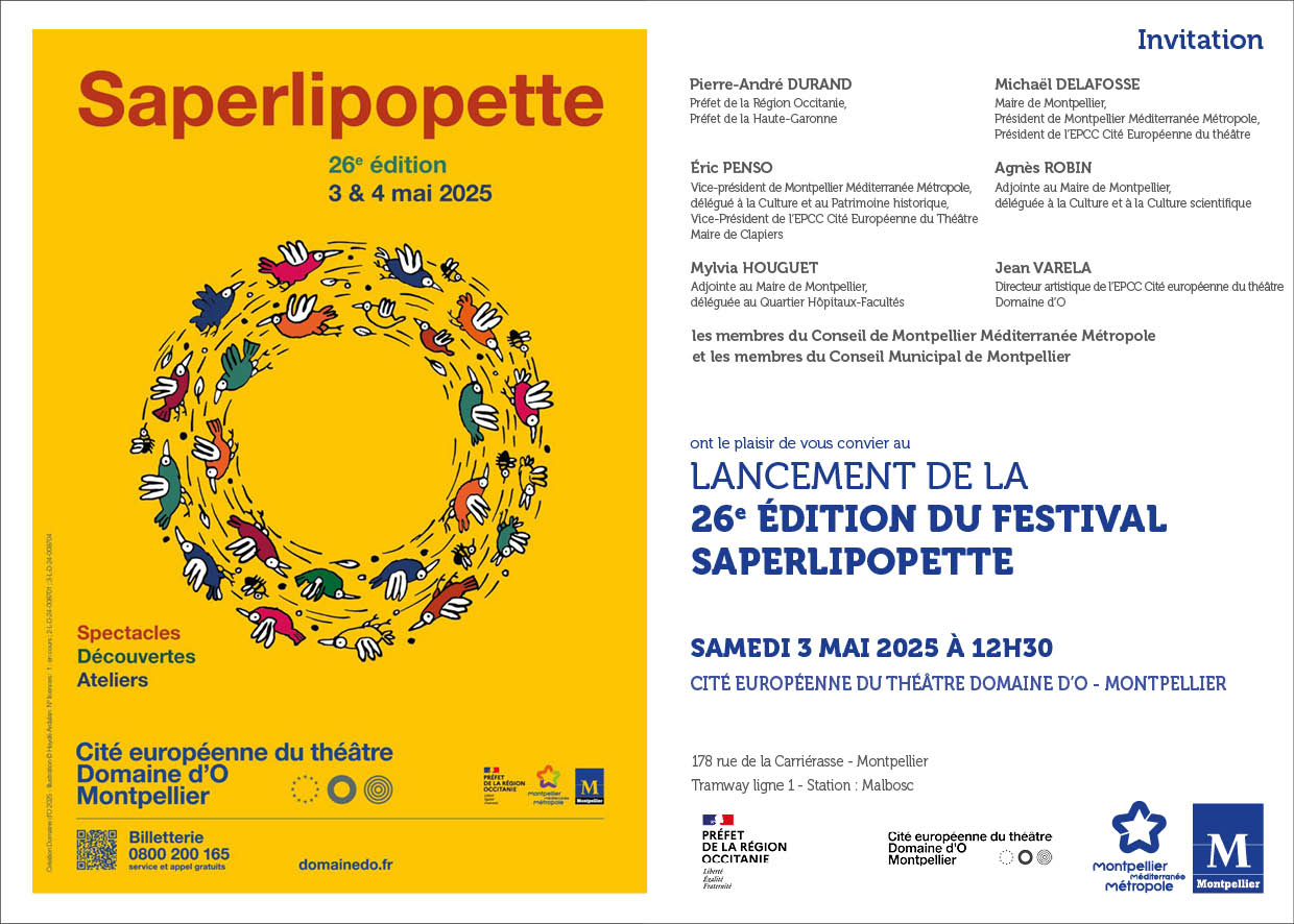 26e édition du festival Saperlipopette - Montpellier