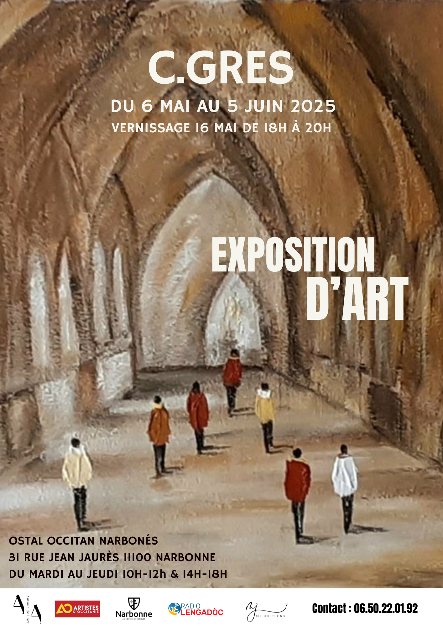 Exposition de l'artiste peintre C.Grès - Narbonne