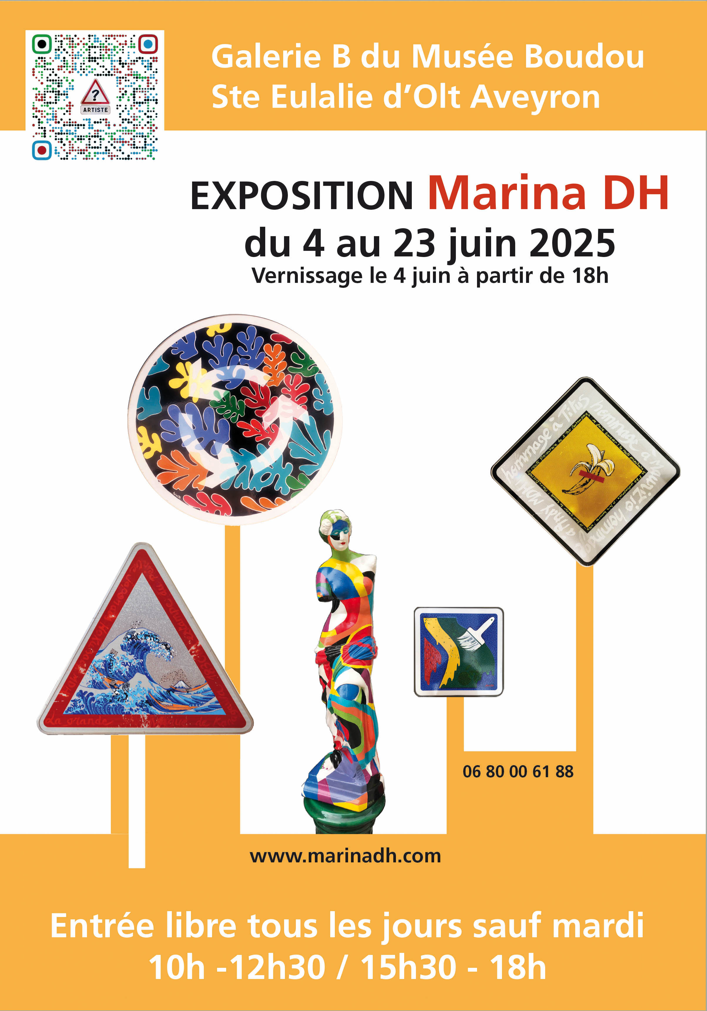 Collaboration virtuelle artistique avec Marina DH - Aveyron