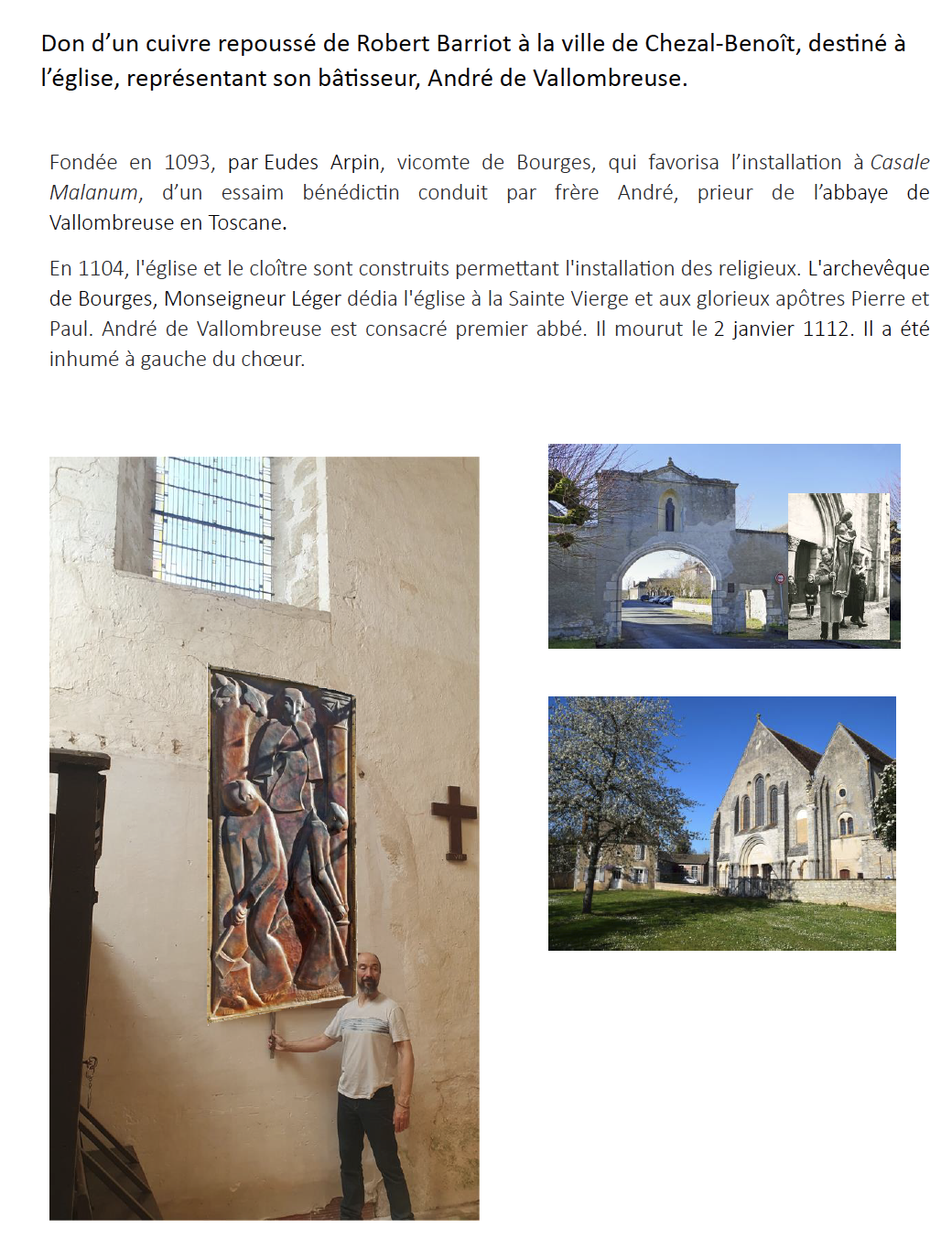 PATRIMOINE BARRIOT - Robert Barrio- Peintre, émailleur, sculpteur – 1898/1970