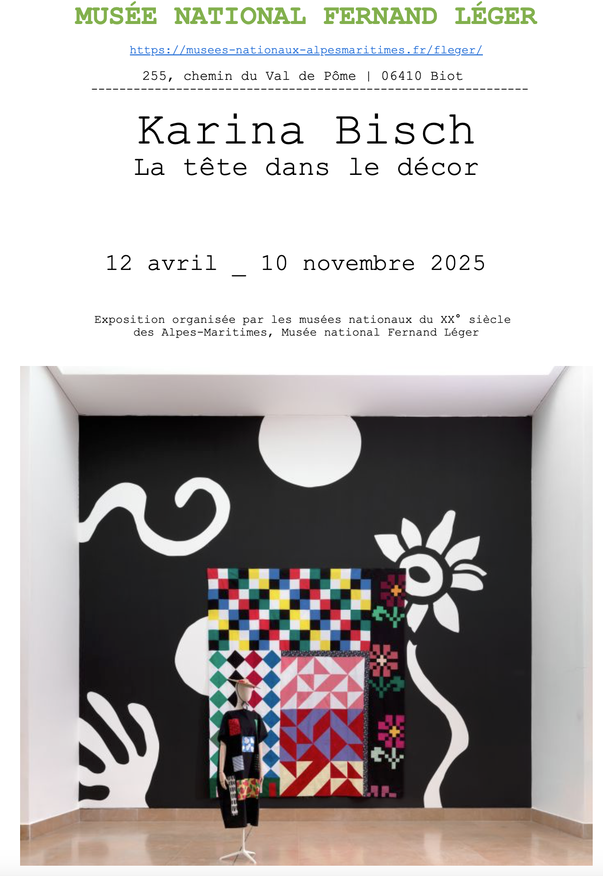 Musée Fernand Léger _  Karina Bisch  - Biot (06)