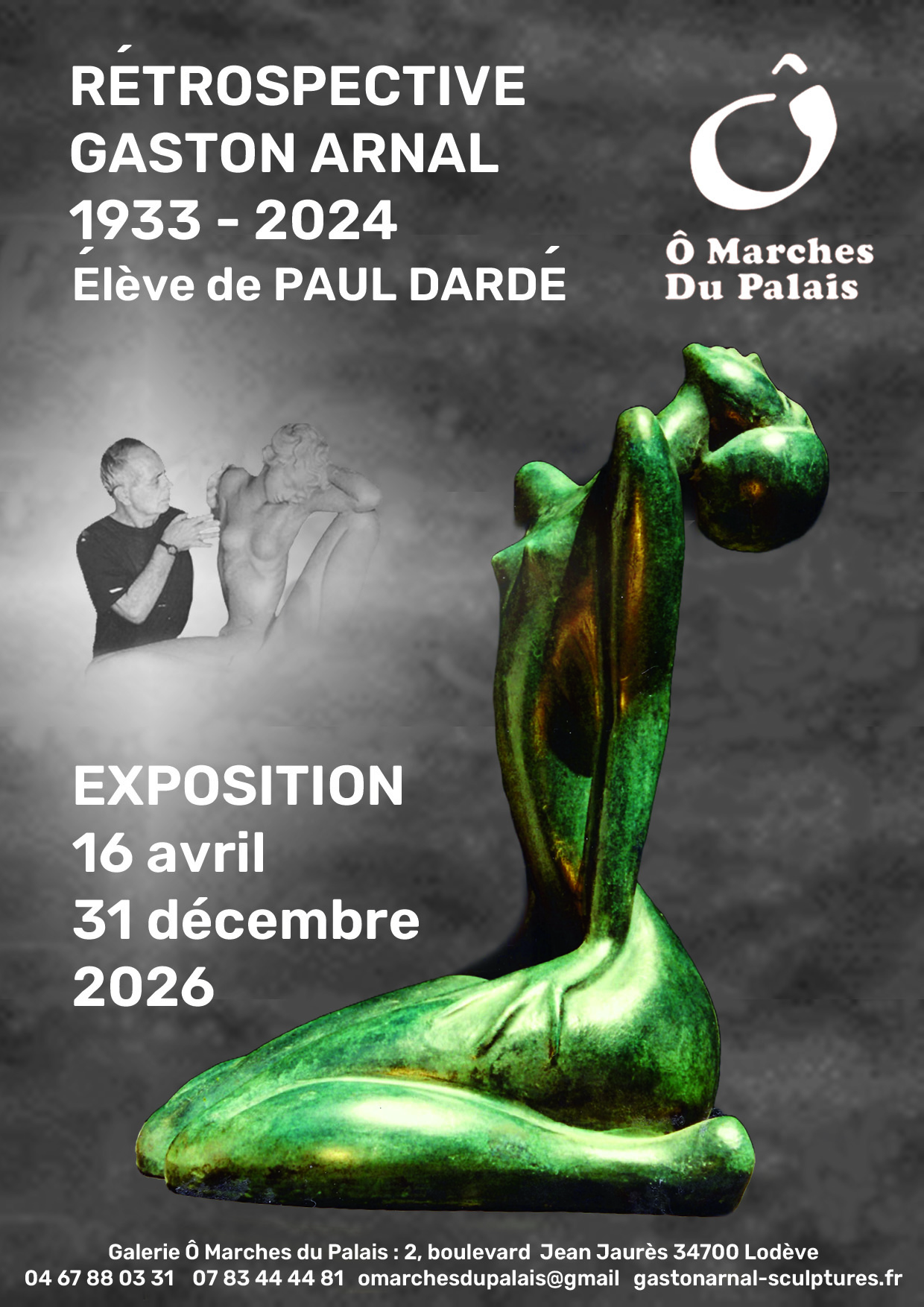 Rétrospective Gaston ARNAL - Ô marches du Palais - Lodève