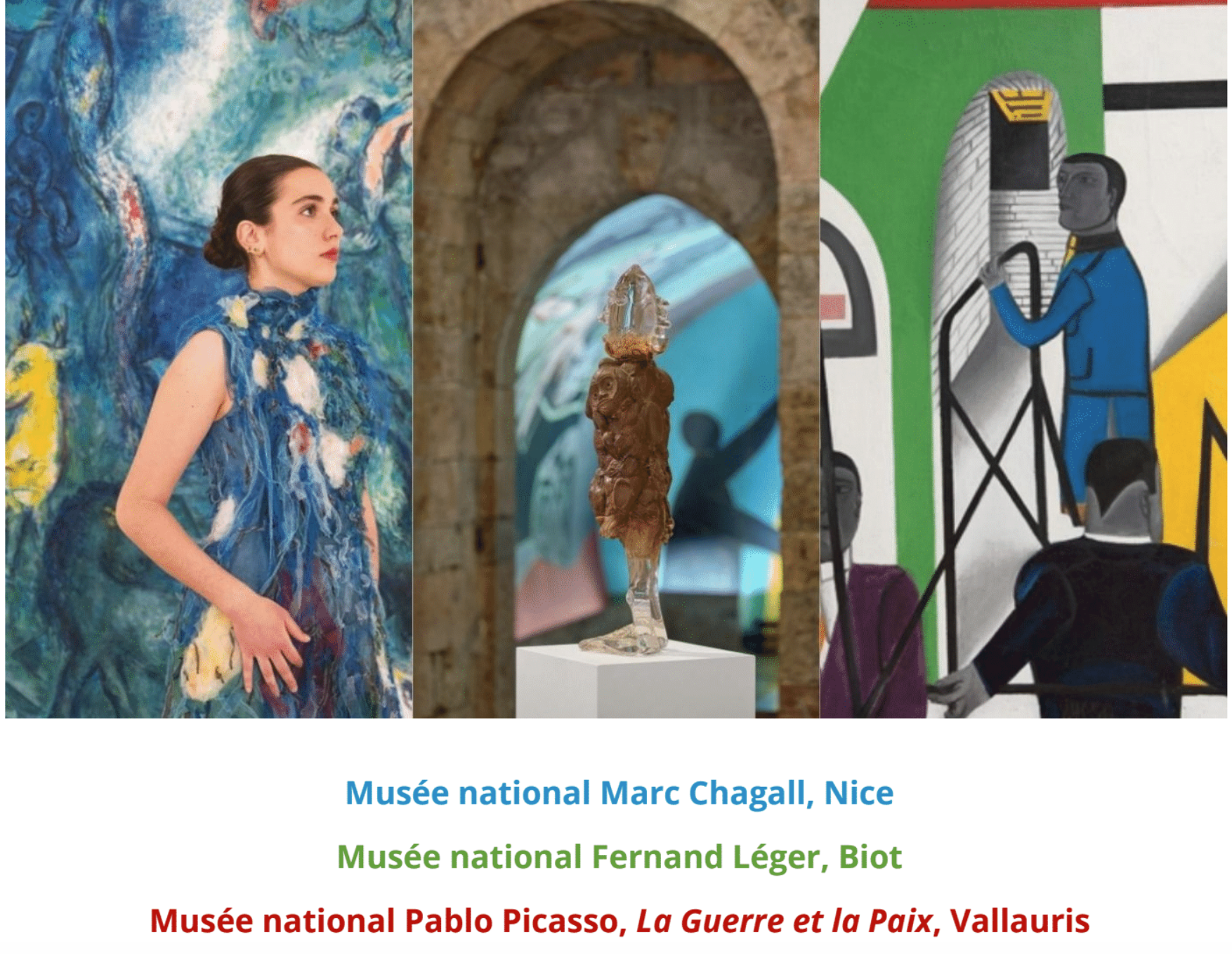 Musées nationaux des Alpes-Maritimes - Saison 2026 - 2027